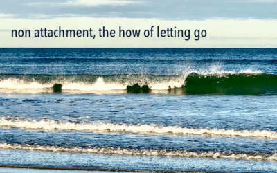 Nonattachment, the how of letting go