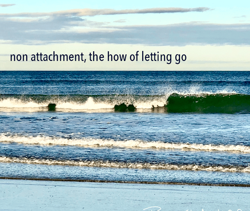 Nonattachment, the how of letting go